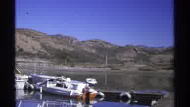 Guaymas Mexico (1975): Passenger Boats And Yachts Parked On A Dock