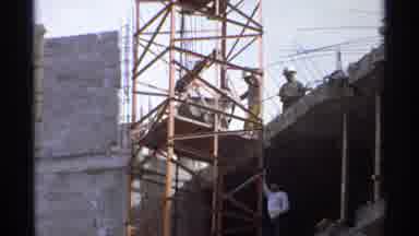 Guaymas Mexico (1975): A Wonderful Construction Area With Huge Lift And Moving