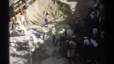 Guaymas Mexico (1975): Laborers Working Hard To Help Find Or Discover Something So