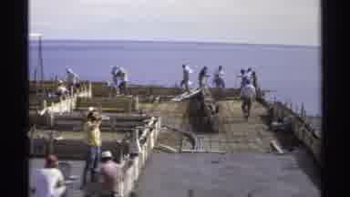 Guaymas Mexico (1975): A Huge Construction Was Going On And The People Were