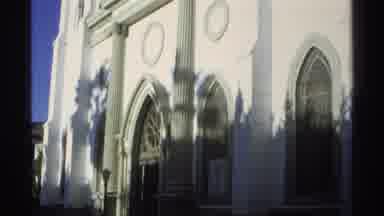 Guaymas Mexico (1975): View Of San Fernando Cathedral On A Bright Sunny Day