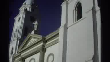 Guaymas Mexico (1975): A Huge Church Was Made For All Devotees To Pray All The Way