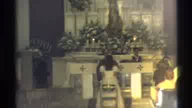 Guaymas Mexico (1975): Wedding Service At The Church