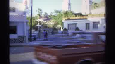 Guaymas Mexico (1975): A Few Man Walking In The Middle Of A Nice Looking Street