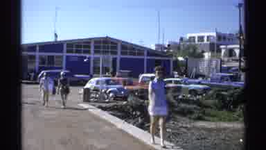 Guaymas Mexico (1975): The Greatness Of The Building And Andy Walking
