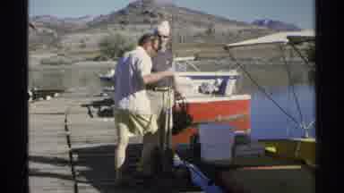 Guaymas Mexico (1975): Man On Holiday That Going Fishing At The Lake In Their