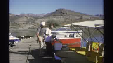 Guaymas Mexico (1975): Three Friends Packing Up A Glass-Bottom Boat On The Lake