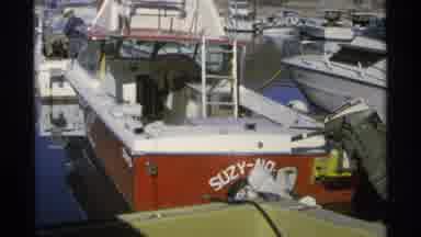 Guaymas Mexico (1975): Passengers Boats Parked On A Dock