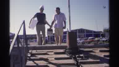 Guaymas Mexico (1975): Old Family Film Of Two Man Showing Off Their Catch