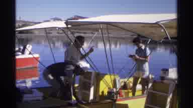 Guaymas Mexico (1975): A Group Of Persons Getting Ready For The Boat Ride And