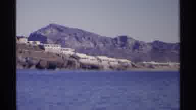 Guaymas Mexico (1975): A Huge River And River Side Buildings And Rocks With Lot Of