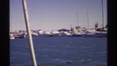 Guaymas Mexico (1975): Someone Films While Riding A Boat