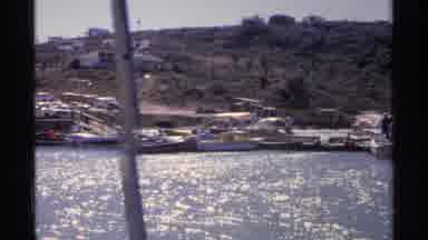 Guaymas Mexico (1975): A Group Of Boats Stand In The River Which Very Nice Way To