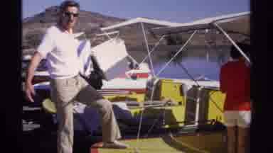 Guaymas Mexico (1975): A Man And A Lady Getting Onto A Boat The Camera Then Cuts