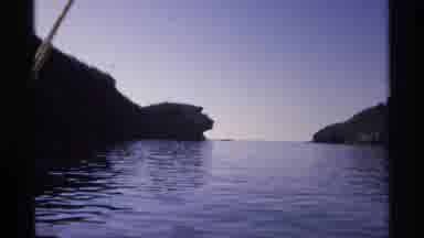 Guaymas Mexico (1975): A Beautiful River And Along Side With Mountains And Inside