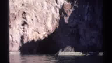 Guaymas Mexico (1975): Beyond A Dark Stream Of Water Stands A Rocky Ridge In Which
