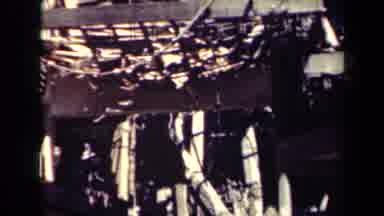 MANILLA PHILIPPINES--1944: Massive Earthquake Destroys Big Building