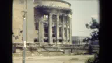MANILLA PHILIPPINES--194: Large Brown Stone Building That Looks Like A School