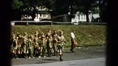 FREDERICK MARYLAND-deri: Young Boy Scouts In Uniform Looking On As They Each