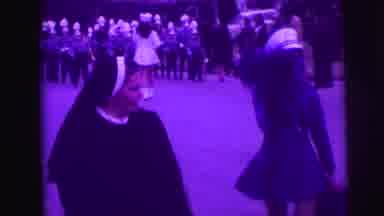 LYNBROOK NEW YORK-broo: A Happy Parade In A Busy Street Participated By Schools