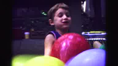 NEW ORLEANS--orl: Excited Boy At Birthday Party
