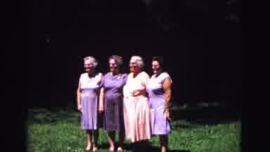 NEW ORLEANS--orl: A Group Of Women Take A Photo In A Garden