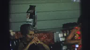 MOBILE ALABAMA-ile-: Two Females Drinking One Male Outside A Home Sunny Day