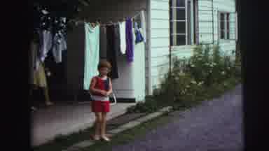 MOBILE ALABAMA-ile-: A Boy And Girl From A Family Comes Out From The House And