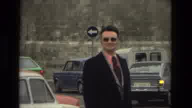 Andalusia Spain (1978): Man Stares At The Woman At Far