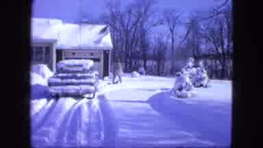 Duluth Minnesota (1963): The Little Dog Jumps Around Playing In The Snow