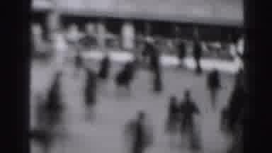 Harrisburg Penn (1946): People Skate As The Camera Struggles To Capture It