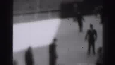 Harrisburg Penn (1946): Skating Rink Inside The Mall