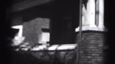 Harrisburg Penn (1946): A Old House Been Around The Stage With The Buildings