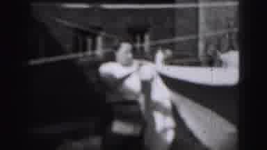 Harrisburg Penn (1946): Woman Folding And Hanging Laundry To Dry