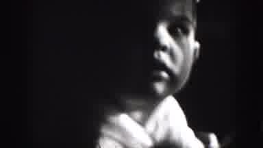 Harrisburg Penn (1946): Black And White Video Of Baby Turning To Look At Camera