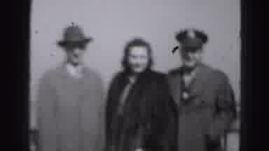 Harrisburg Penn (1946): A Lady And Couple Of Man Taking The Photo shoot In The
