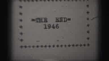 Harrisburg Penn (1946): View Of Black And White The End 1946 Film Sign