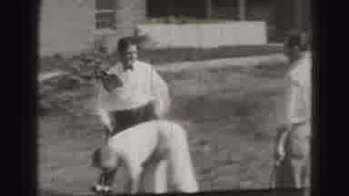 Harrisburg Penn (1946): Mature Men In Dress Pants And Shirts With Ties Play