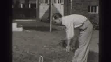 Harrisburg Penn (1946): A Few Friends Are Playing Golf With There Style In A Nice