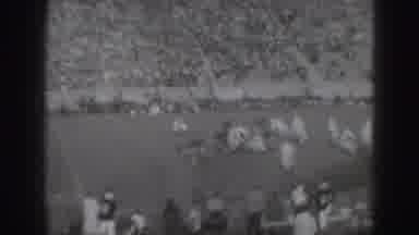 Harrisburg Penn (1946): A Group Of Rugby Players Are Very Nicely To He The Players