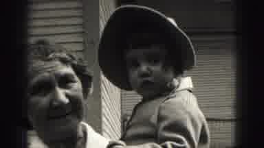 Harrisburg Penn (1946): Old Movie From Years Ago That Show A Child In A Hat With A