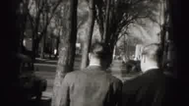 Harrisburg Penn (1946): A Few People Are Going In The Street Side And Walking In