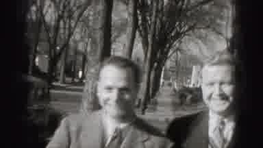 Harrisburg Penn (1946): Adult Men In Front Of A Camera