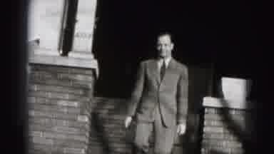 Harrisburg Penn (1946): A Man Was Moving Around The Area And Constantly To See