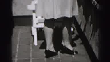 New Cumberland Penn (1946): Beautiful Lady In Dress Clothes High Heels White