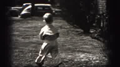 New Cumberland Penn (1946): A Boy Was Moving Around The Park Inside The House Was
