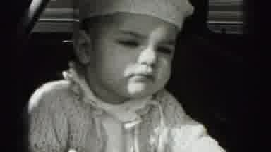 New Cumberland Penn (1946): Cute Little Baby Feeling Curious