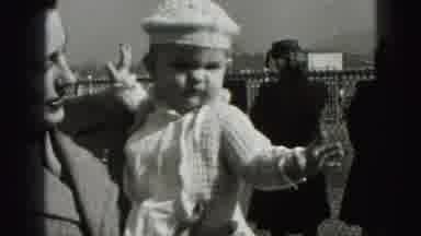 New Cumberland Penn (1946): Mother Talks With Her Baby Daughter