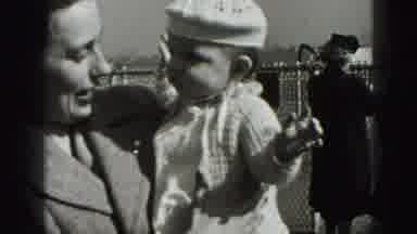 New Cumberland Penn (1946): Mother Calms Her Baby Child