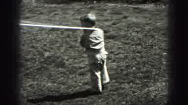 New Cumberland Penn (1946): Cute Baby Boy Pulling A Rope